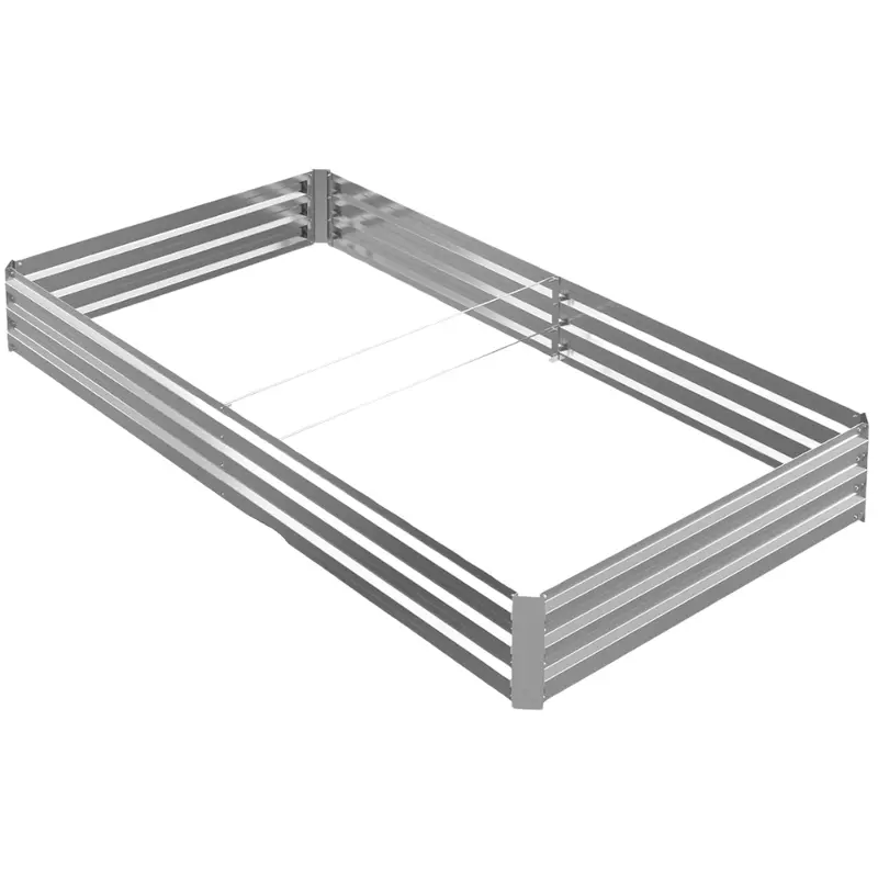 Tegarbed 6Ft X 3Ft X 1Ft Galvanized Raised Garden Bed 1