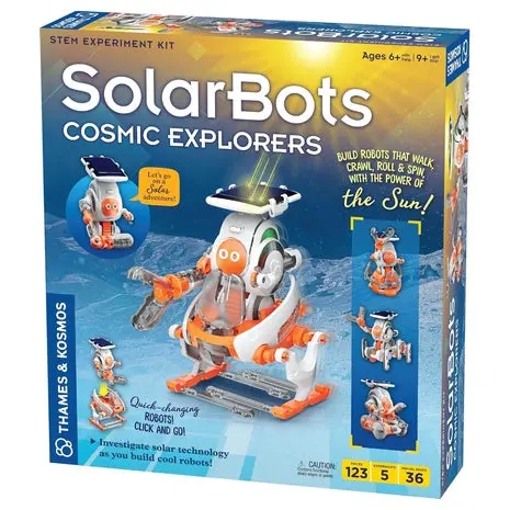 Thames & Kosmos Solarbots 5-In-1 Solar-Powered Robot Stem Kit 1