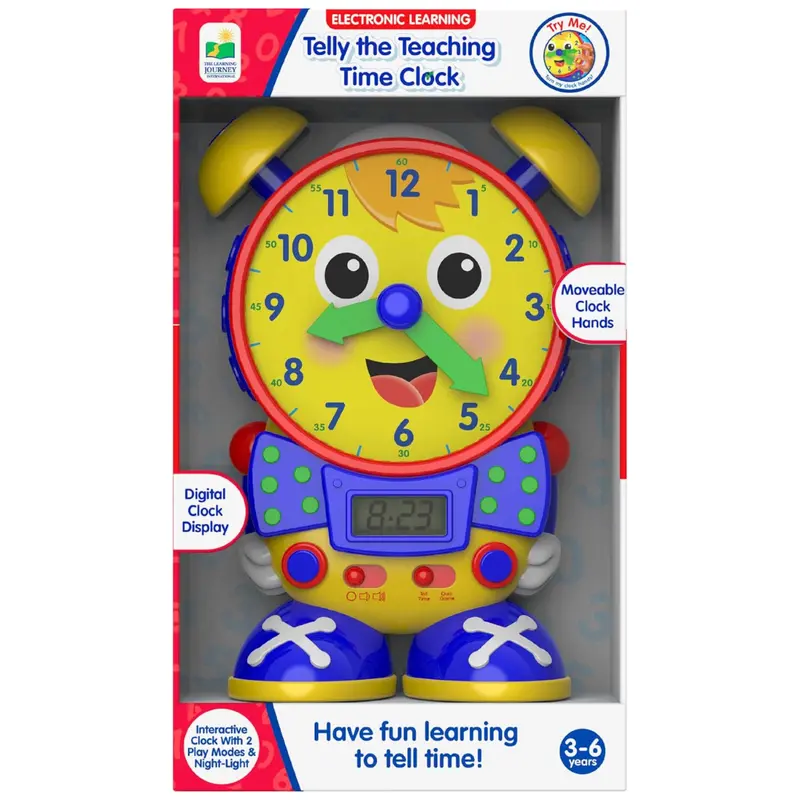 The Learning Journey Telly The Teaching Time Clock Electronic Game 1