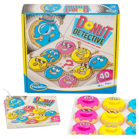 Thinkfun Donut Detective Puzzling Logic Game 1
