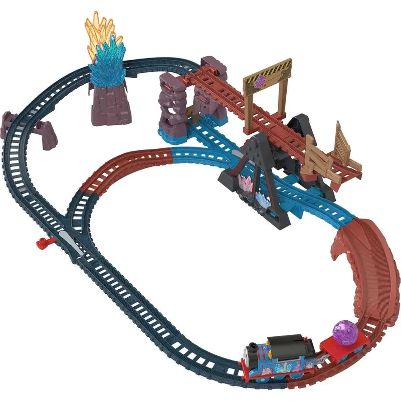 Thomas & Friends Crystal Caves Adventure Motorized Toy Train Set W/ 8-Ft Track 1
