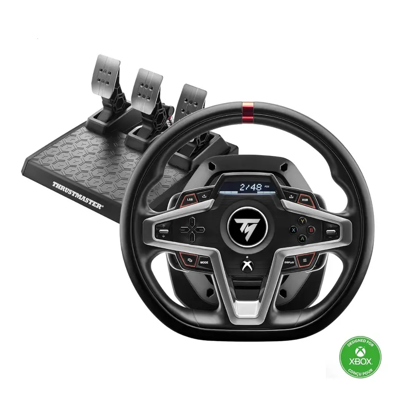 Thrustmaster T248 Hybrid Drive Race Wheel And Magnetic Pedals For Xbox 1
