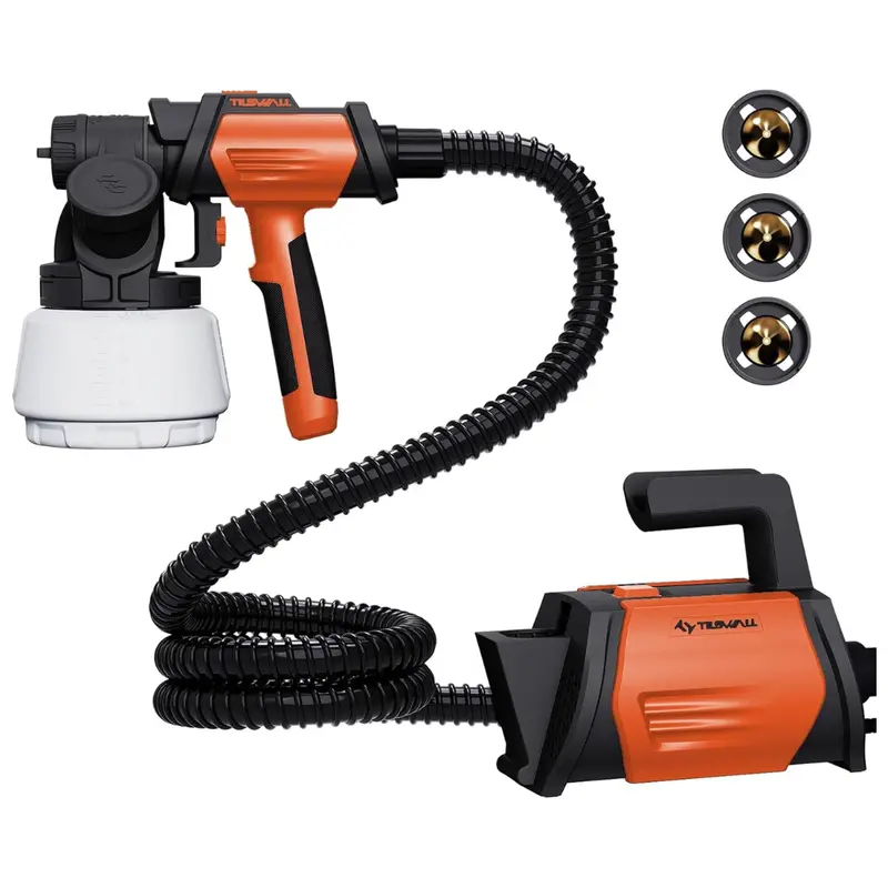 Tilswall Paint Sprayer 800W Hvlp Spray Paint Gun (3 Colors) 1