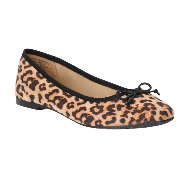 Time And Tru Women's Faux Leather Ballet Flats 1