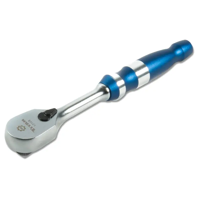 Titan 12160 1/4" Drive X 6" 90-Tooth Flat Head Ratchet 1