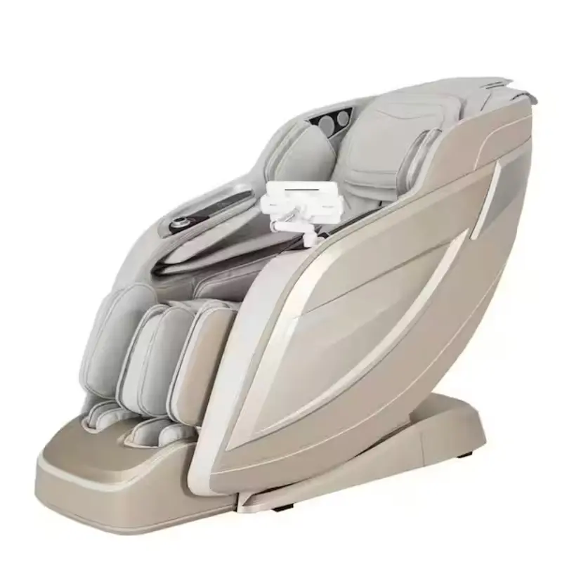Titan Pro 8500 Max Taupe Faux Leather Reclining 4D Massage Chair (3 Colors) 1