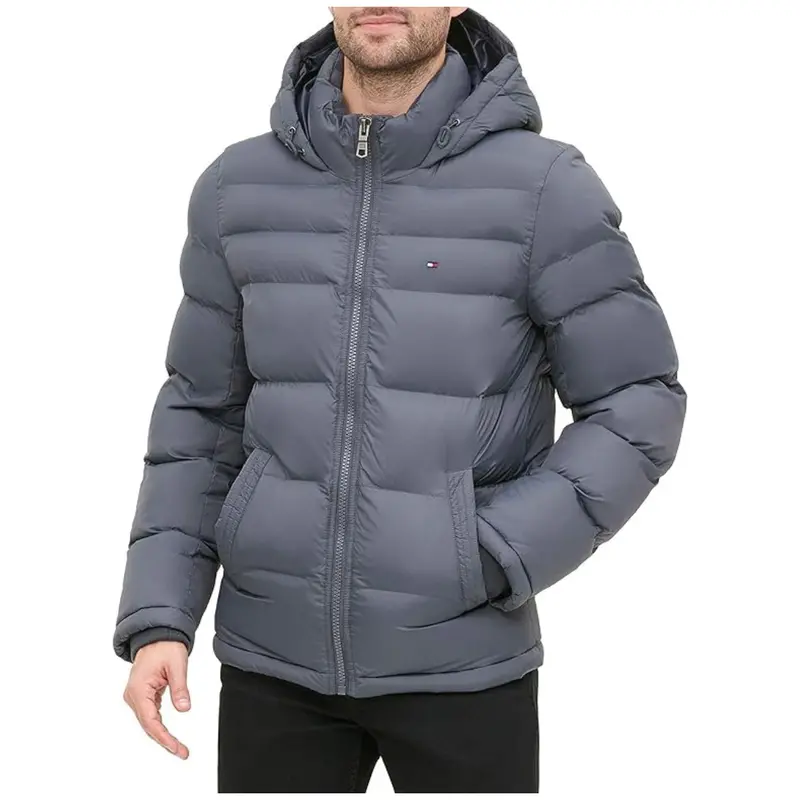 Tommy Hilfiger Men's Classic Hooded Puffer Jacket 1