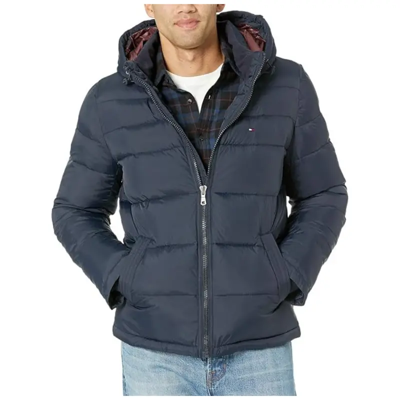 Tommy Hilfiger Men's Down Alternative Hooded Puffer Jacket 1