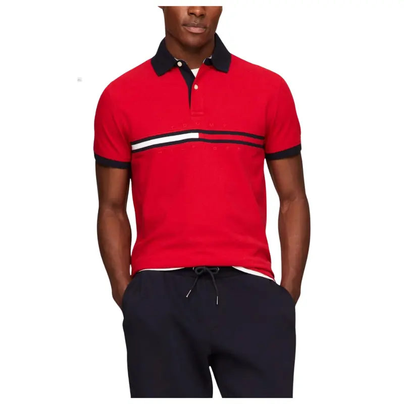 Tommy Hilfiger Men's Flag Pride Custom Fit Polo Shirt 1