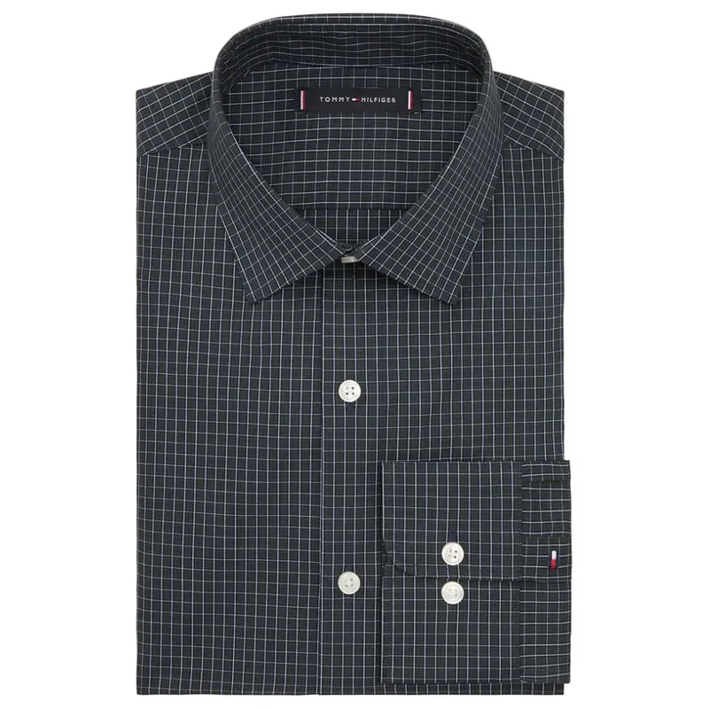 Tommy Hilfiger Men's Regular Fit Essentials Dress Shirt 1