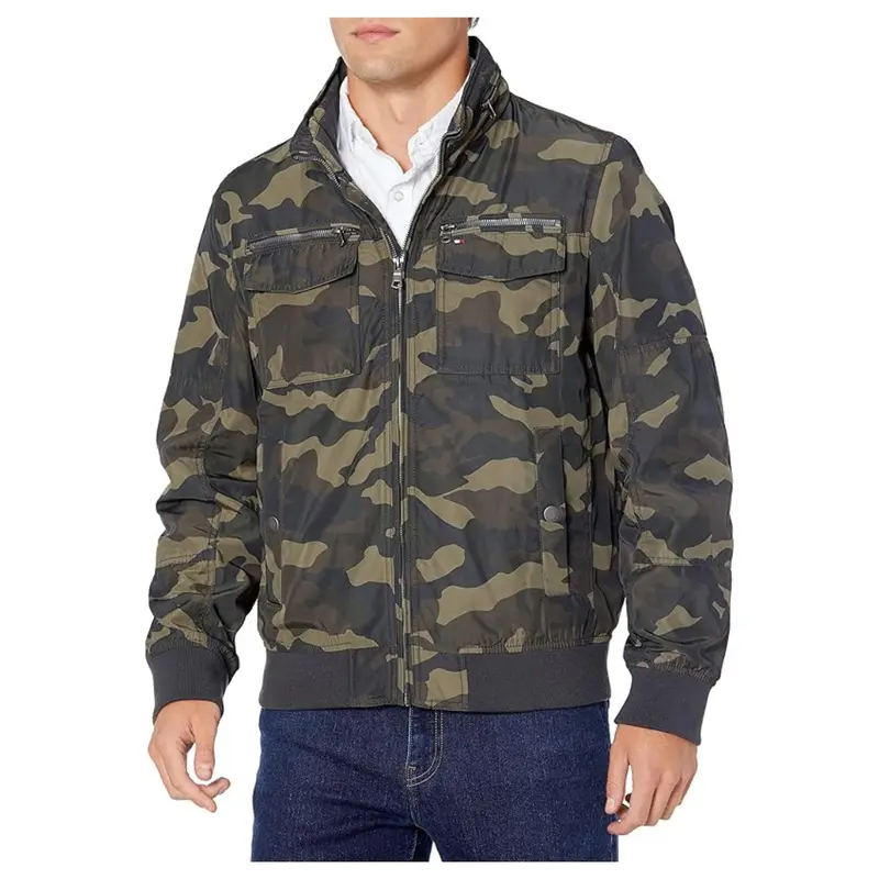 Tommy Hilfiger Men's Water & Wind Resistant Bomber Jacket 1