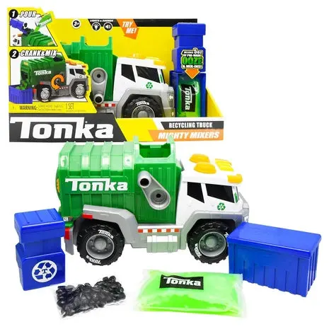 Tonka Mighty Mixers Recycling Truck 1
