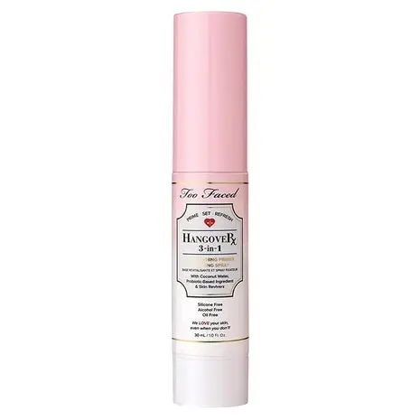 Too Faced Hangover 3-In-1 Primer & Setting Spray (Travel Size) 1