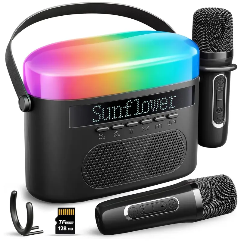 Topchase Portable Led Display Karaoke Machine (2 Colors) 1