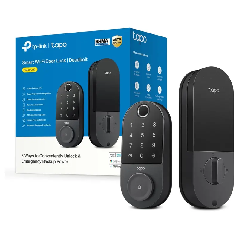 Tp-Link Tapo Dl110 Smart Wi-Fi Deadbolt Lock 1