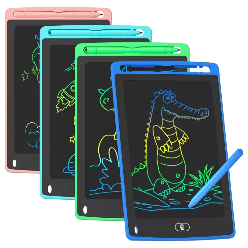 Tqu 4-Pack Colorful Doodle Board Lcd Writing Tablet 1