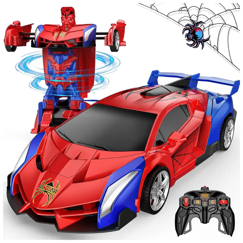 Transform One-Button Deformation 2.4Ghz 1:18 Scale Transforming Rc Car 1