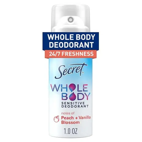 Travel Size Secret Whole Body Deodorant Spray 1