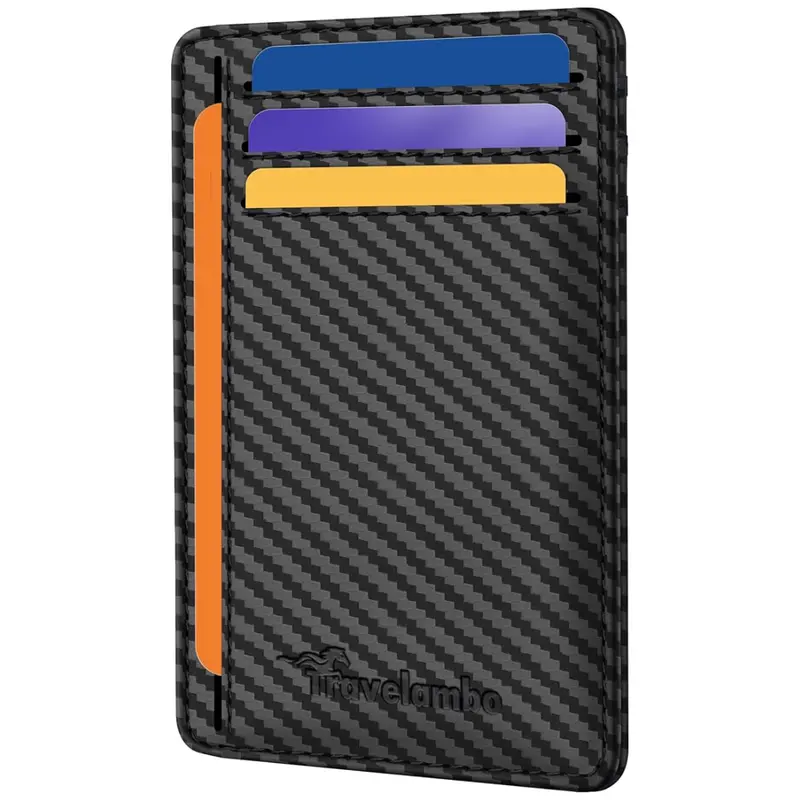 Travelambo Front Pocket Minimalist Leather Slim Wallet (Various) 1