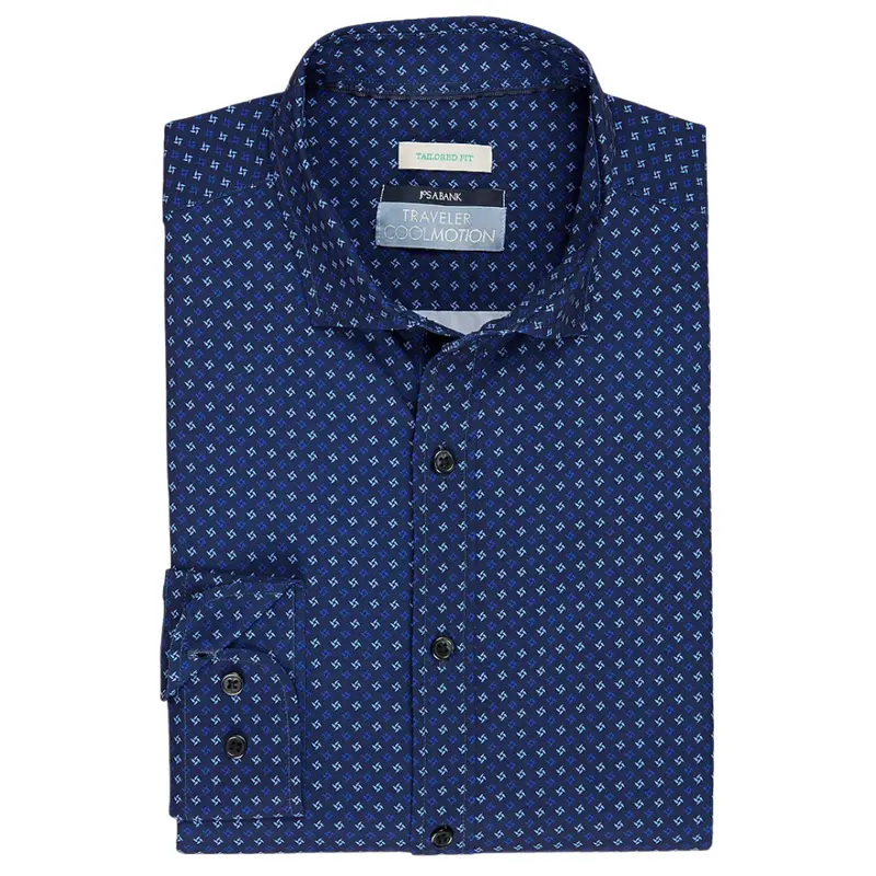 Traveler Collection Tailored Fit Cyclone 4-Way Stretch Sportshirt 1