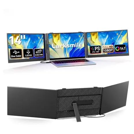 Triple Screen Laptop Monitor Extender 1