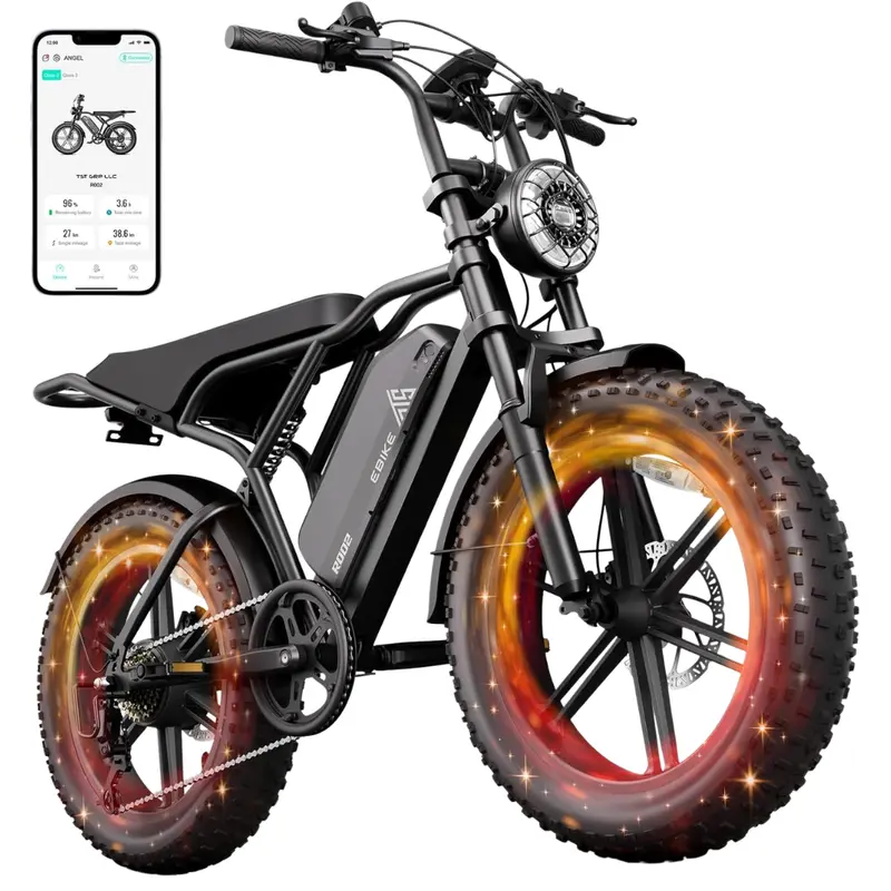 Tst 1500W Peak 20" Electric Bike With 60 Miles Range 1
