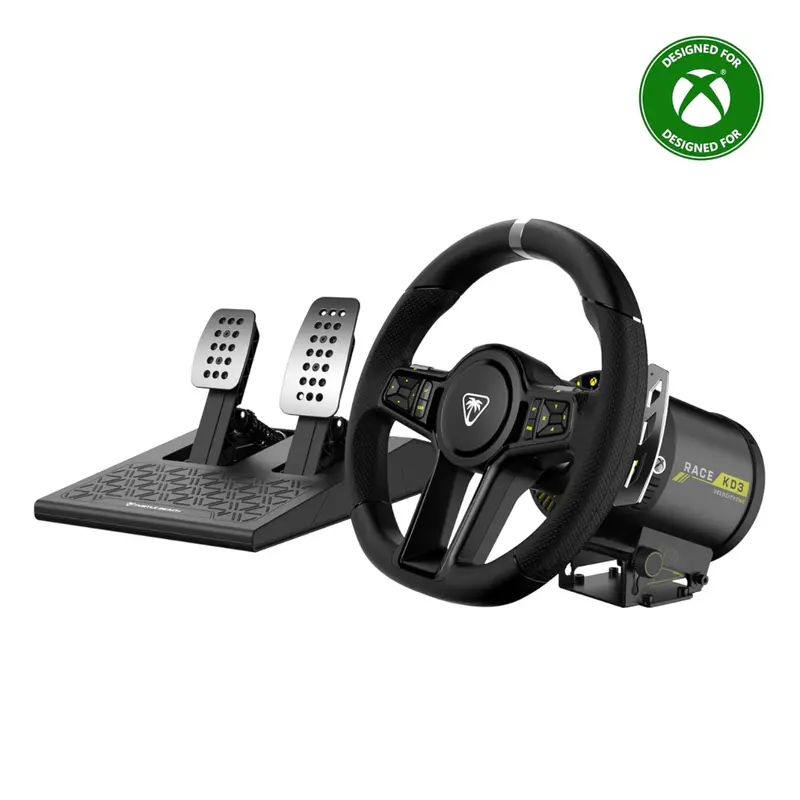 Turtle Beach Velocityone Race Kd3 Racing Wheel & Pedals 1