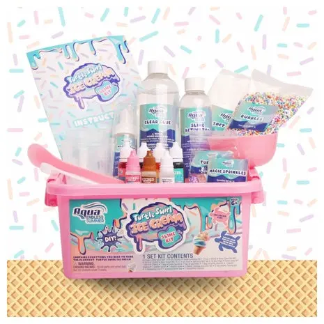 Turtle Swirl Ice Cream Diy Slime Kit 1