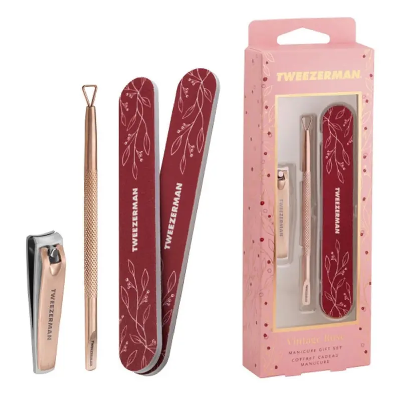 Tweezerman Vintage Rose Manicure Gift Set 1