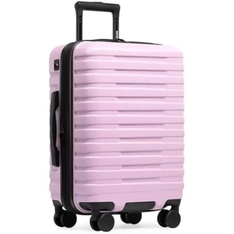 U.S. Traveler 22" Boren Expandable Hardside Luggage W/8 Spinner Wheels 1
