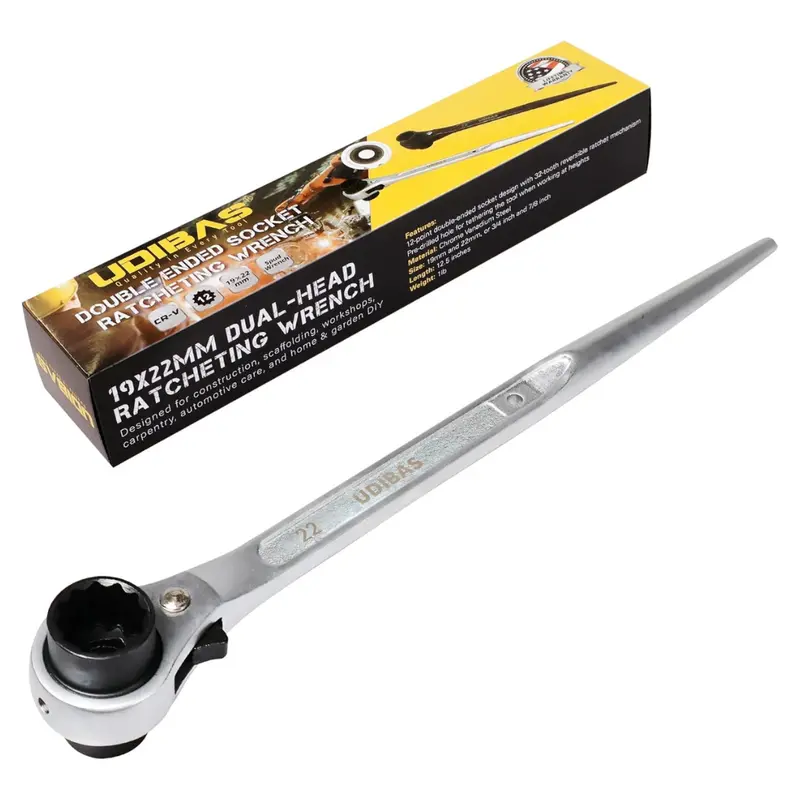 Udibas 19Mm X 22Mm Professional Grade 12 Point Socket Wrench 1