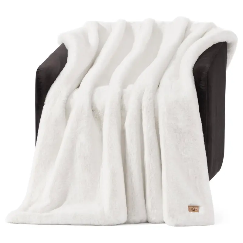 Ugg Euphoria Faux Fur Warm Fluffy Throw Blanket 1