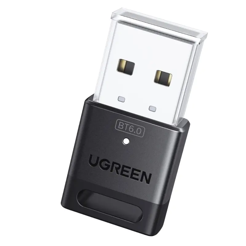 Ugreen Plug & Play Usb Bluetooth 6.0 Adapter Dongle Receiver For Pc 1