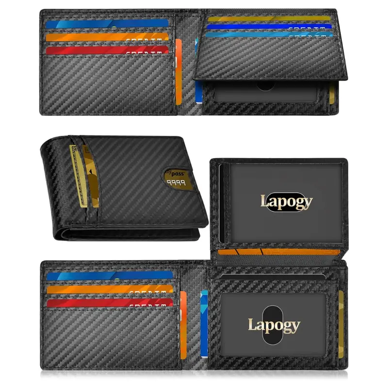 Ultra-Thin Design Multi-Card Anti Theft Brush Wallets 1
