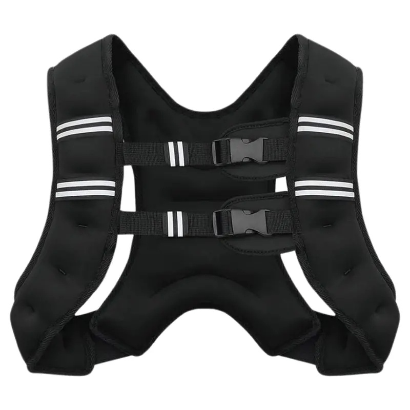 Unisex 12 Lb Adjustable Weighted Vest With Reflective Stripes 1
