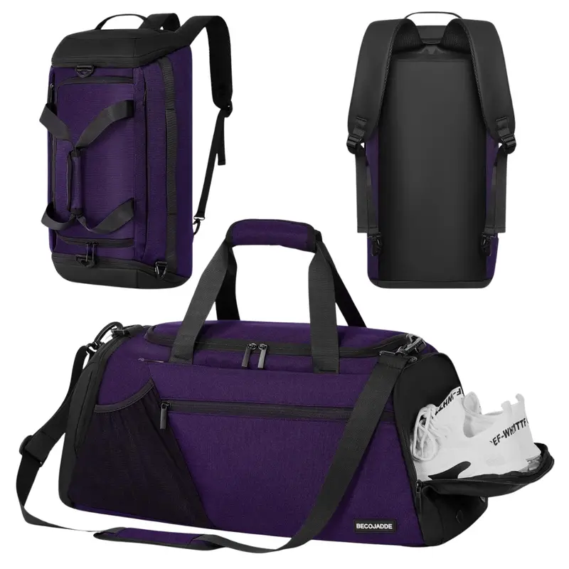 Unisex 40L Large Gym Backpack With Shoe & Wet Compartment 1