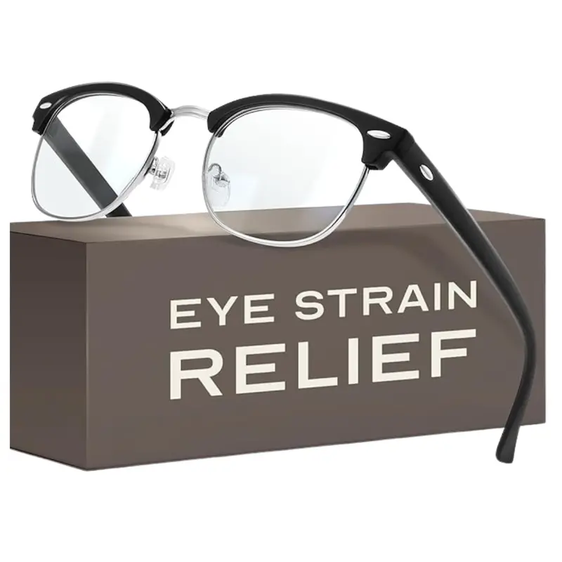 Unisex Fashion Vintage Classic Blue Light Glasses 1