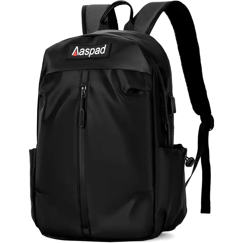 Unisex Lightweight Laptop Backpack W/ 4-Compartments & 2-Side Pockets 1