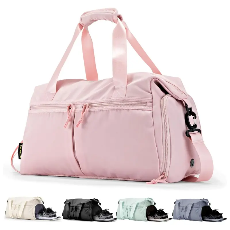 Unisex Weekender Duffel Bag With Shoe Compartment & Wet Pocket 1