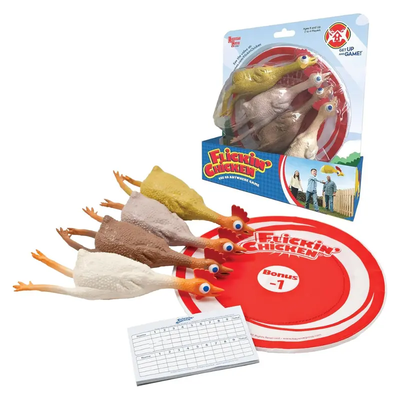 University Games Flickin' Chicken Target Toss Game 1