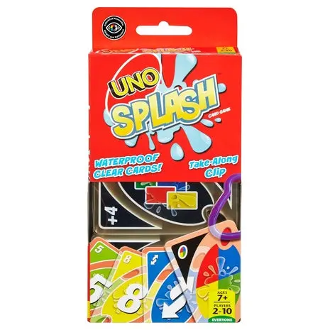 Uno Splash Waterproof Card Game 1