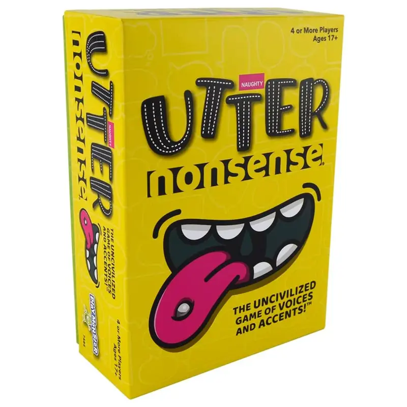 Utter Nonsense Naughty Edition The Crazy Board Game 1