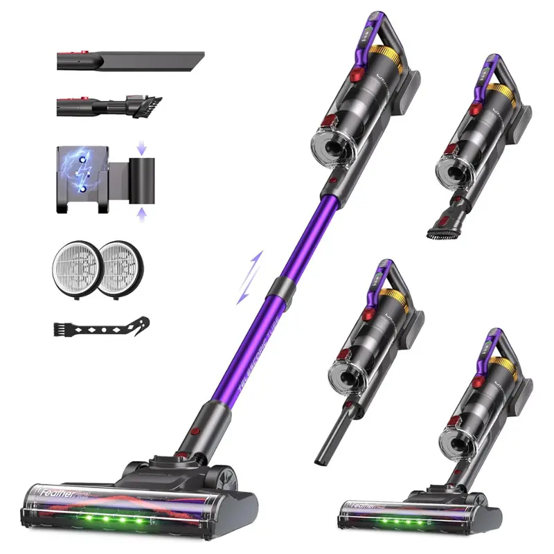 Uv2 Cordless 48000Pa/550W Lightweight Stick Vacuum Cleaners 1