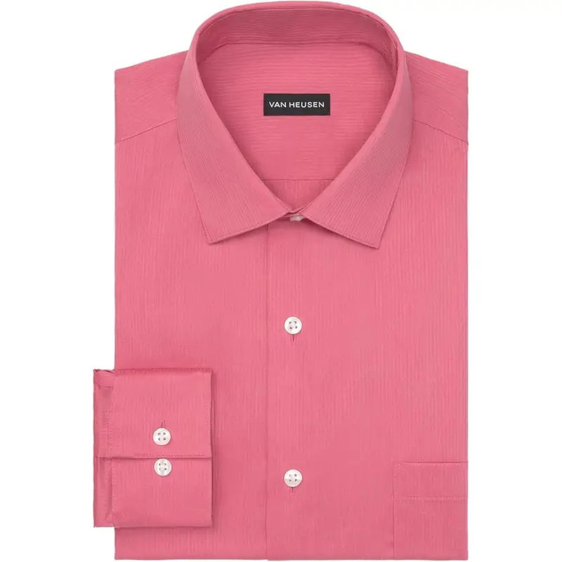 Van Heusen Men's Tall Fit Everyday Defense Stretch Dress Shirt 1