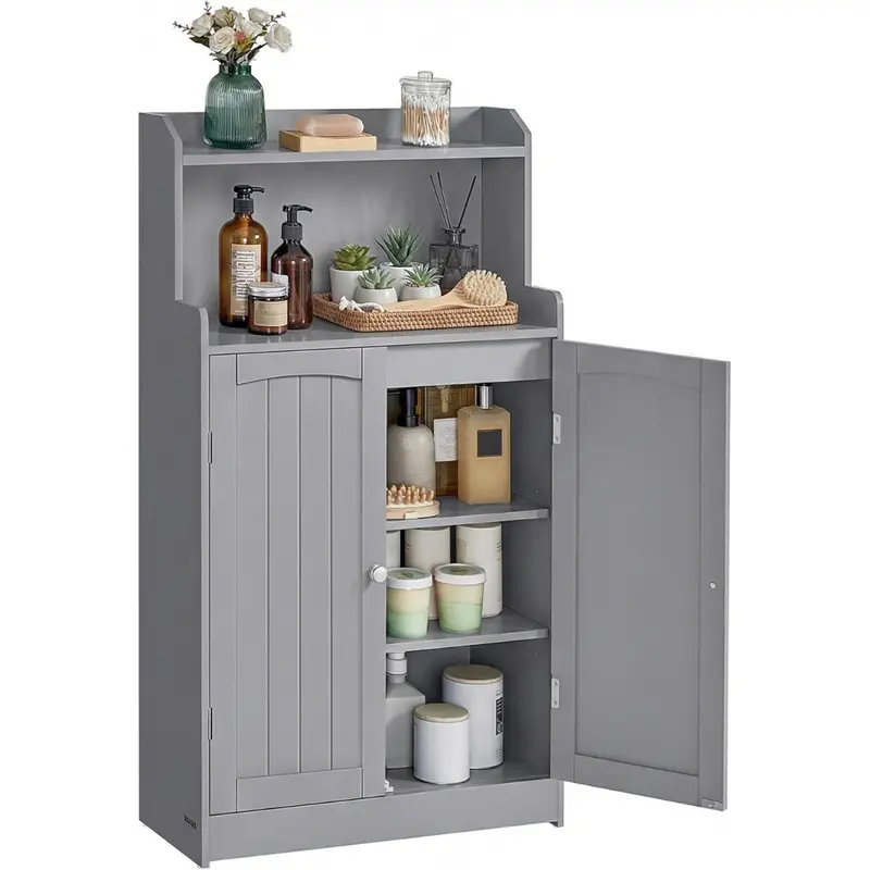 Vasagle Storage Cabinet With 2 Doors & 2 Adjustable Shelves 1