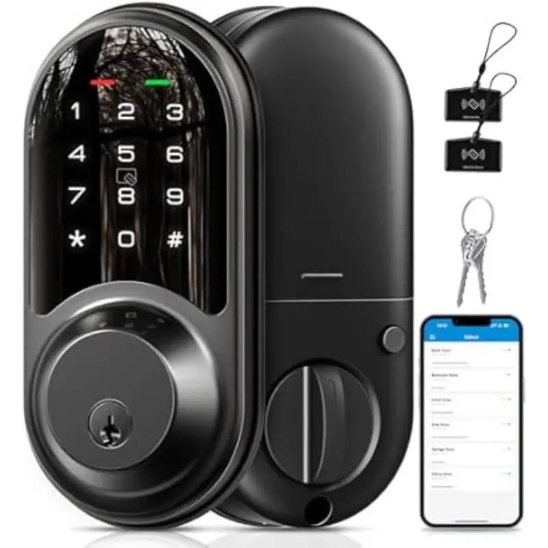 Veise Rz06 Smart Lock For Front Door With App Control 1