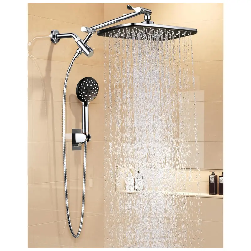Veken 11.8" Rain Shower Head With Handheld 1