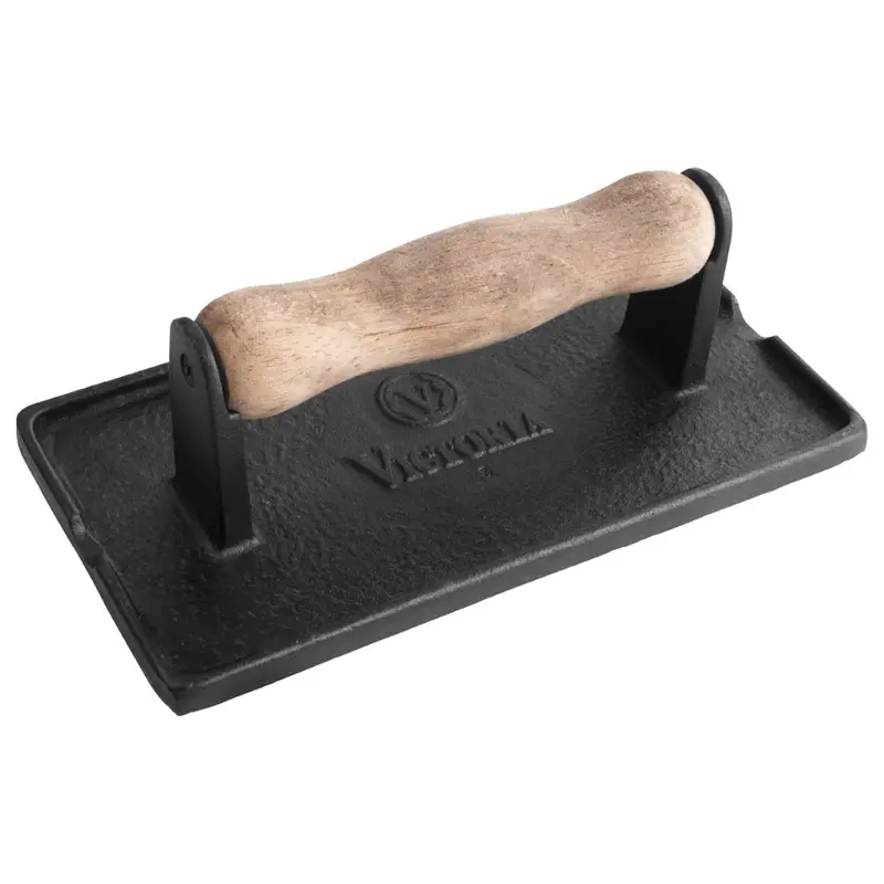 Victoria Cast Iron Panini Burger Press 1