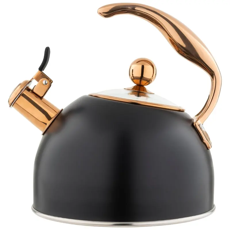 Viking 2.6Qt 3-Ply Stainless Steel Tea Kettle With Lid 1