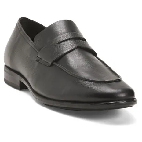 Vince Camuto Men’S Leather Penny Loafers 1